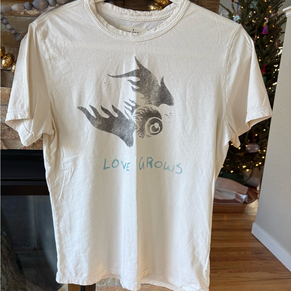 imogene + willie Cream Graphic Tee